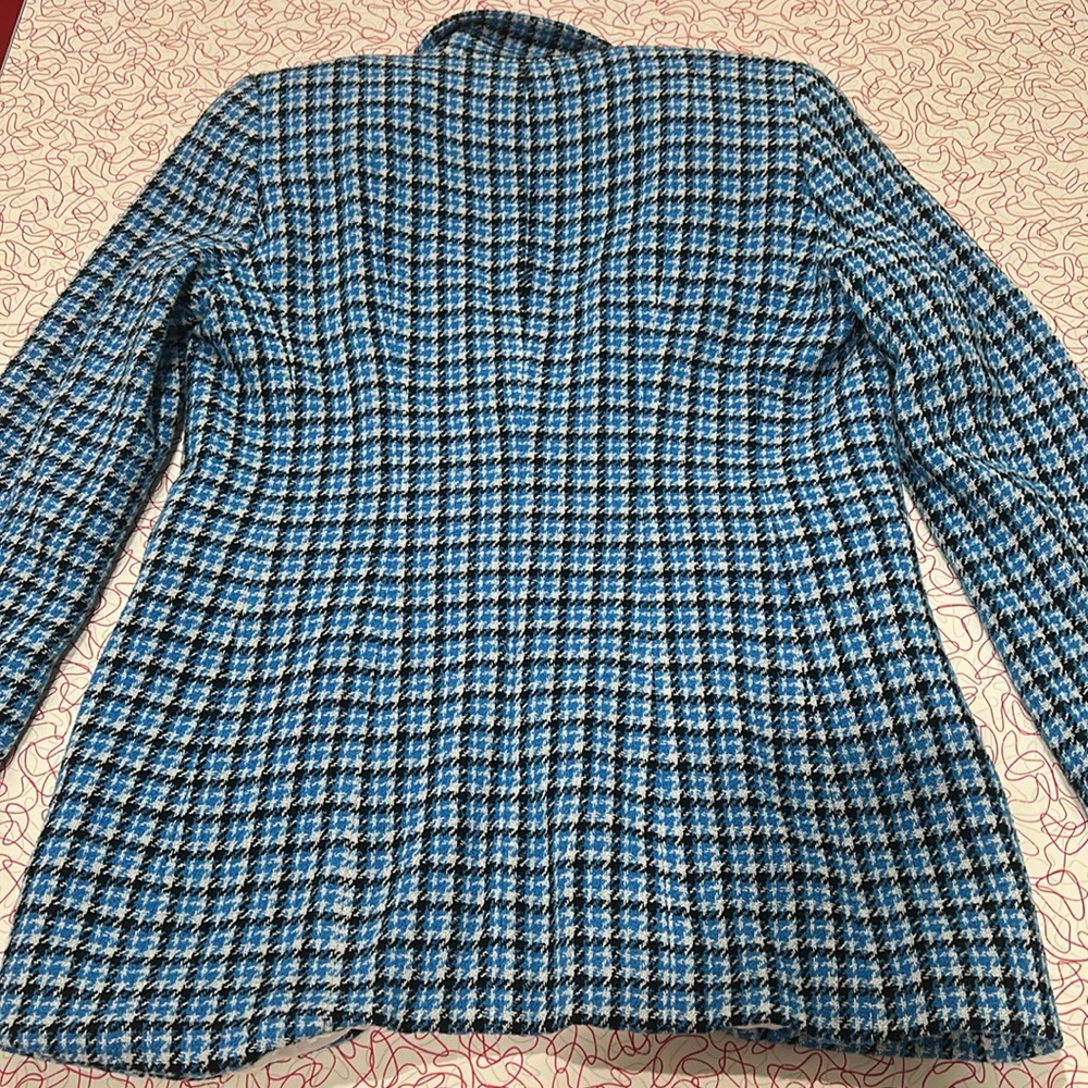 Louis Ferris Neiman Marcus Exclusive Plaid 3 Button Suit Jacket - Picture 9 of 9